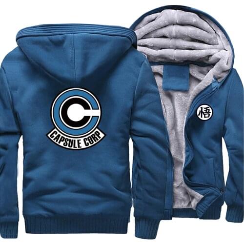 Japanese Anime Jackets Men Thick Zipper hoodie Sweashirt Anime men Hoodies Harajuku fashion mens Jacket Print Streetwear