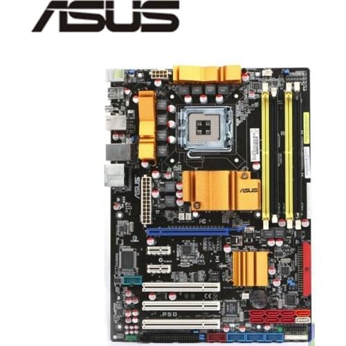 For Asus P5Q Desktop Motherboard P45 Socket LGA 775 Q8200 Q8300 DDR2 Original Used Mainboard On Sale