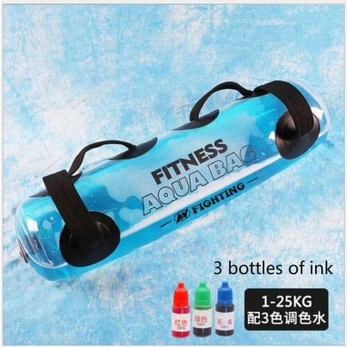 Yoga Weight-Bearing Aqua Water Bag Exercise Sandbag Gym Fitness Training Workout for Effective Working-out Accessories