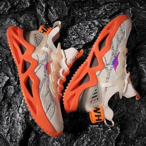 High Quality Mens Running Shoes Breathable Sock Sneakers Fashion No-slip Comfortable Jogging Shoes Walking Light Zapatillas