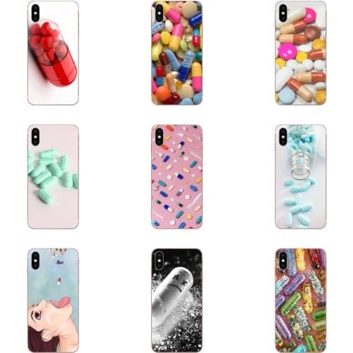 Soft Tpu Phone Case Cute Capsules For Sony Xperia Z Z1 Z2 Z3 Z3+ Z4 Compact Z5 Plus M2 M4 XA XA1 XZ Premium