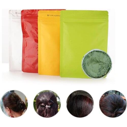 New 100g India Pure Henna Hair Dye Powder Natural Plant Powder For Hair Color Eyebrows Root Beard Extract Pigment Up High C5M0