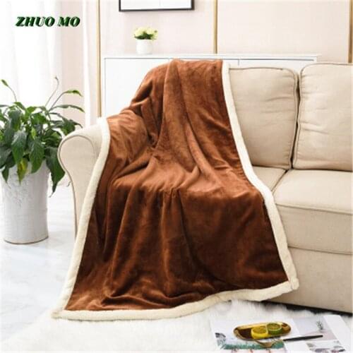 Winter lamb wool blanket for Baby Kids soft 100*140cm Comforter Bedding Office nap gift for home car travel Dormitory Quilt