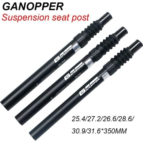 ZOOM Suspension Bicycle seatpost 25.4/26.6/27.2/28.6/30.9/31.6*350mm Damping MTB Road Bike Seat Post shock Absorber Saddle Tube