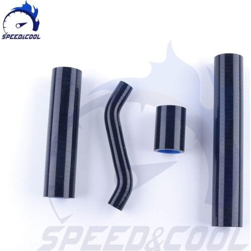 For Suzuki GT750 LMC Silicone Coolant Hose Kit BLACK Radiator Hose Kettle GT