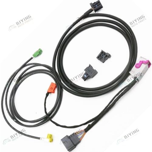 Liquid Crystal Virtual Cluster LCD Instrument installation Install Harness Wire For Audi A3 8V