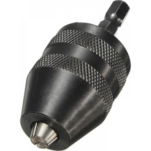 1/4 Keyless Drill Bit Chuck Hex Shank Quick Change Multi Chuck Adapter Converter Tool Rotary Multitool