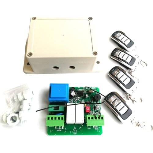 1PC roller shutter motor controller plate card Receiver Remote control 220v roller shutter rf receiver remote control kit