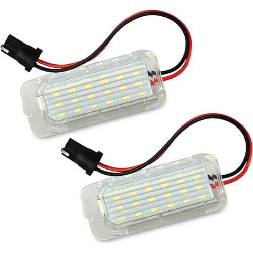 2PCS LED License Plate Light Car Truck License Number Plate Light For FORD Focus 3 C MAX S MAX Mondeo 4 Galaxy KUGA 7903 Fiesta