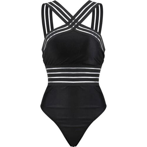 2021 New Sexy Female Swimsuit Vintage One Piece Ruffled Push Up Solid Red Swimwear Women Monokini Padded Bathing Suits