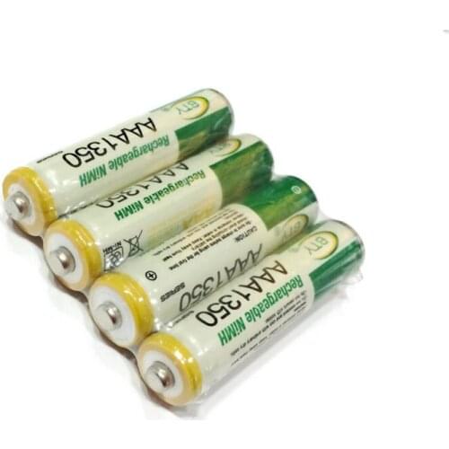 4pcs/lot 1350mah Ni-MH AAA Batteries 1.2V Rechargeable Battery NI-MH Battery for Camera,Toys Led Flashlight Torch