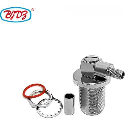 Free Shipping 5PCS N Type Hexagon Crimp Connector for LMR195/LMR200/RG58/RG400/RG223/RG142/RG303