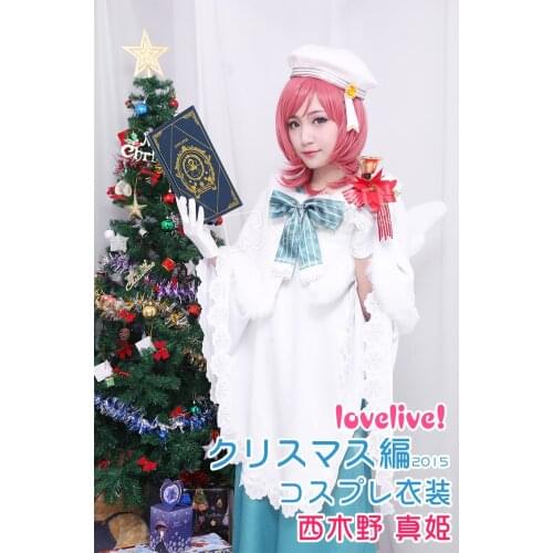 COSPLAYONSEN Love Live! Maki Nishikino Christmas Choir Unidolized cosplay Costume
