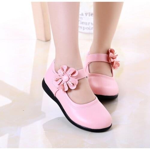 Childrens leather shoes girls shoes 2021 New Fashion soft bottom princess shoes student performance shoes dance shoes
