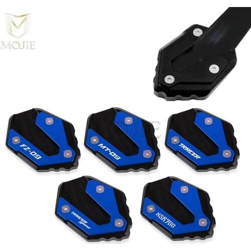 For Yamaha MT-09 MT09 Tracer 900 GT FZ-09 FZ09 XSR900 Motorcycle Kickstand Foot Side Stand Extension Pad Support Plate Enlarge