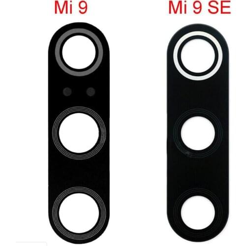 For Xiaomi Mi 9 / Mi 9 SE Back Rear Camera Real Glass Lens Cover Adhesive