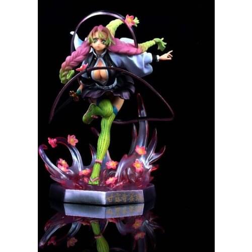 Anime GK Demon Slayer Kimetsu no Yaiba Mitsuri Kanroji PVC Action Figure Japanese Anime Figure Statue Model Toys Doll Gift