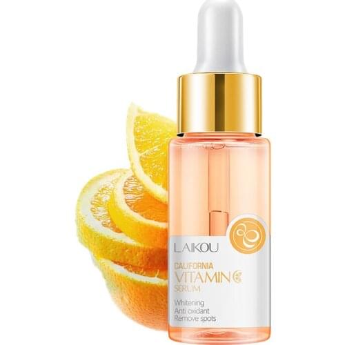 17ml Vitamin C Essence Whitening Face Serum Anti Freckle Reduce Spots Resist Oxidation Brightening Skin Care Face Cosmetics