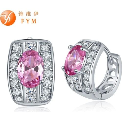 Женские серебрянные серьги FYM China At AliExpress