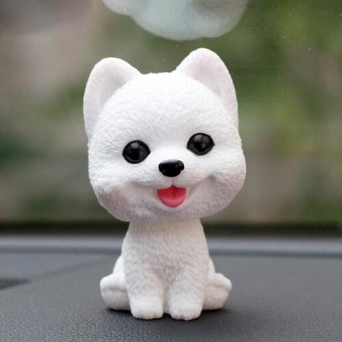 Nodding Dog Funny Shaking Head Toys Cute Bobblehead Puppy Dolls Swing Car Ornaments Home Auto Interior Decor Car Dashboard Toys