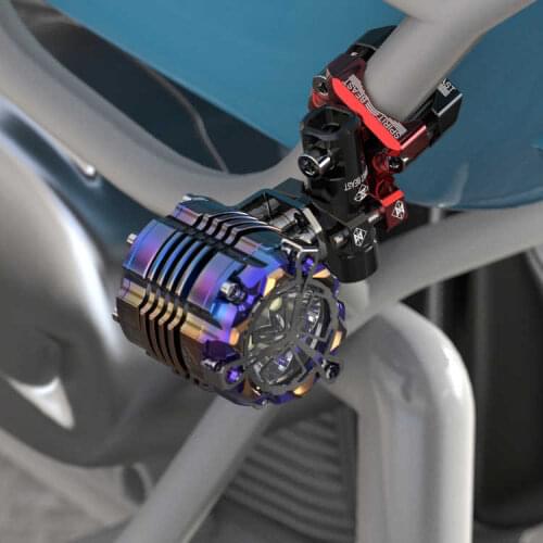 For Cfmoto 650nk 400nk Front Bumper Spotlight Bracket 250nk150nk Front Fog Lamp Refitted with Multifunctional Pole