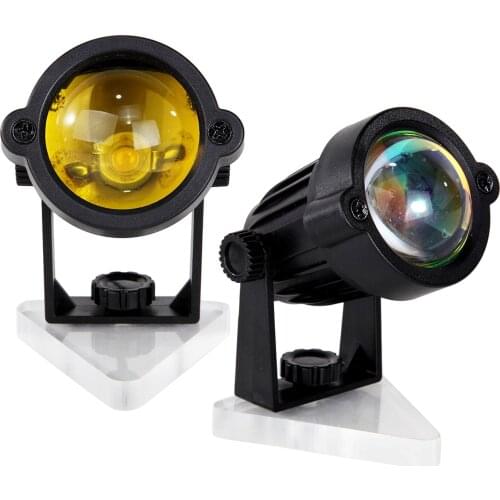 Sunset Lamp Led Light Floor Projection Lamp Modern Background Wall Decor