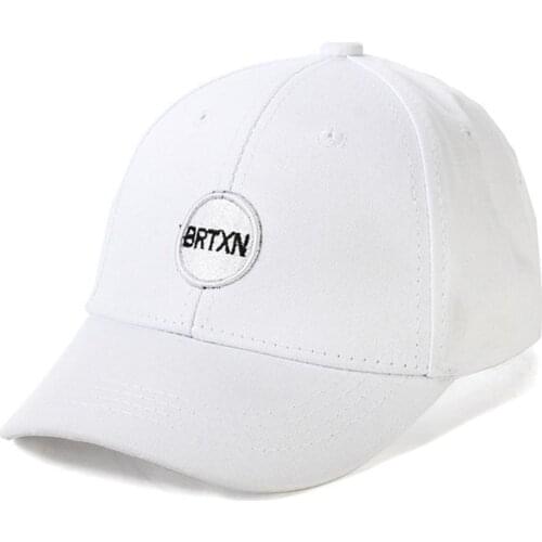 Summer Unisex Letter Embroidery Youth Baseball Cap UV Protection Flat Sun Hat