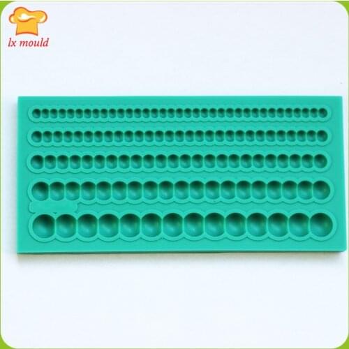 LXYYMOULD Pearl Silicone Mold cake decoration crafts fondant TOOS mould Edge Banding