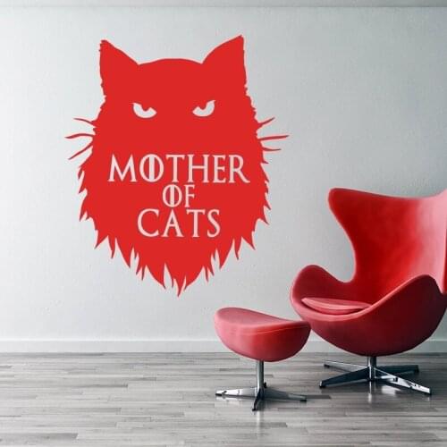 Mother Cats Wall Sticker Home Decor DIY Poster Removeable Vinyl Art Decal Room Decoration Wall Tattoo Y135