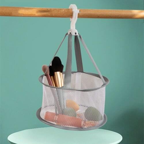 New Hanging Laundry Dryer Netting Basket Windproof Mini Mesh Basket for Socks Cosmetic Gadget Clothes Toys Airing Drying Shelf