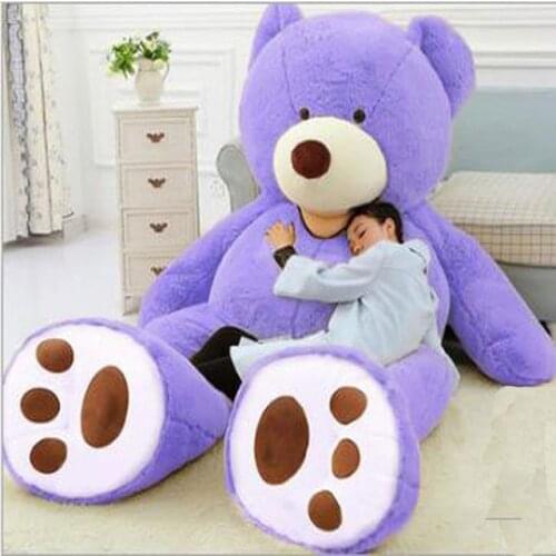 Huge Size 200cm 260cm 340cm Giant Bear Skin Huge Teddy Big Bear Comfortabling Super Quality Soft Toys for Girls