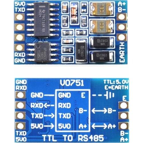 Immersion gold board 5V SP485 TTL to RS485 module 485 to TTL level mutual conversion Hardware automatic flow control