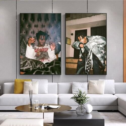 Playboi Carti popular music album hip hop rap star art painting canvas poster wall home decoration hight quality home Decor