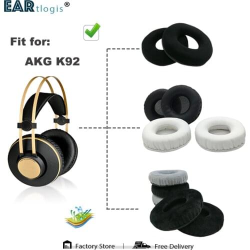 Replacement Ear Pads for AKG K92 K 92 K-92 Headset Parts Leather Cushion Velvet Earmuff Earphone Sleeve Cover