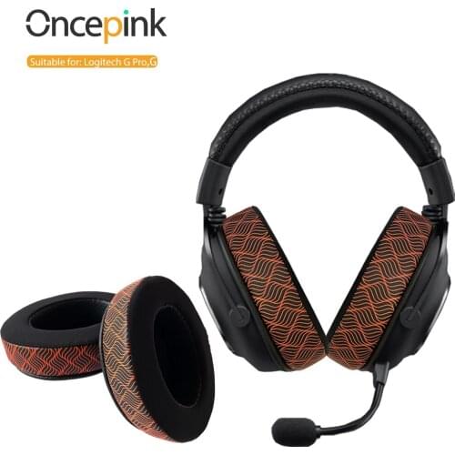 Oncepink Replacement Earpads For Logitech G Pro X Headphone Temperature Color Change Ear Cushion