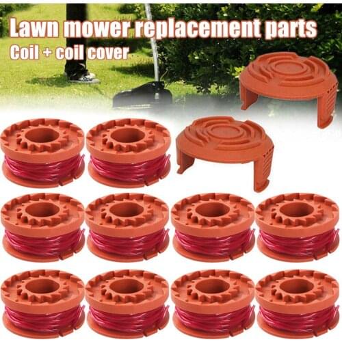 Lawn Mower Replacement Kits Grass String Trimmer Spool Line Cap Cover With Trimmer Cap For Worx