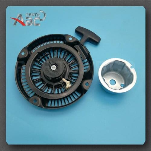 Recoil starter & Cup (Metal cover) for Robin Subaru EX13 EX17 EX21 KX21 EP17 EY17 EP21 SP170 PKX301 RGX2900 Engine Water Pump