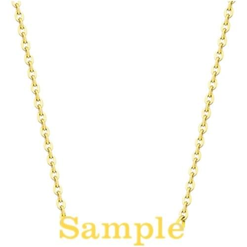 Custom Letter Choker Personalized Name Necklace Stainless Steel Jewelry Gold Ketting Collier Femme