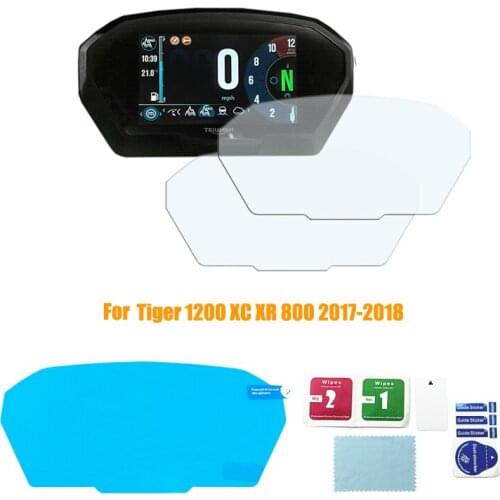 For Tiger 1200 XC XR 800 2017 2018 Motorcycle Cluster Screen Scratch Protection Film Dashboard Cover Guard