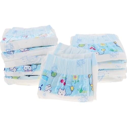 10pcs Disposable Pants Female Dog Diapers Underwears for Small Medium Large Dogs