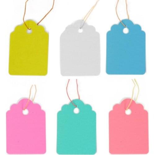 100Pcs/Bag Plant Tags Waterproof Weather Resistant Plastic Colorful Hanging Plant Tags for Garden