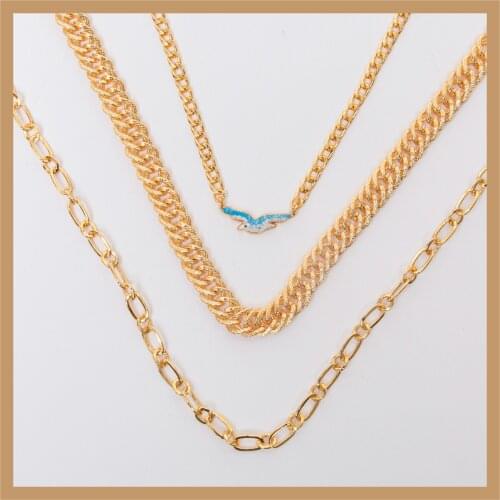 3 PART Gold Series Necklace Set MARTI BIRD