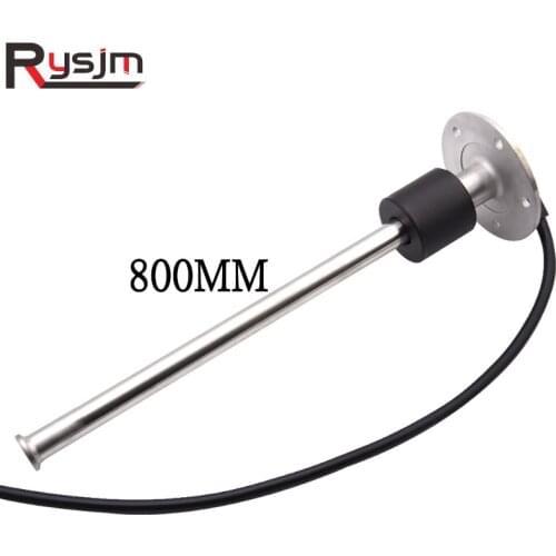 800mm fuel level sensor 0~190ohm 240~33 ohm car fuel gauge water level sensor for auto truck boat yacht 9~32V