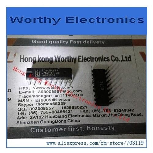 Free shipping 10pcs/lot TDA1524A TDA1524 DIP18