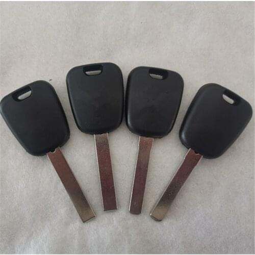 DAKATU With Logo Car Transponder Key Shell Case For Citroen C3 C4 C5 C6 For Peugeot 206 207 307 Transponder Chip Key Shell