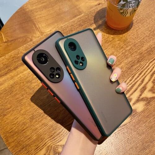 Case for Honor 50 Hard Matte Soft Bumper Shockproof Cover For Huawei Honor 50 SE Pro Couqe Funda