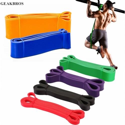 Fitness Resistance Bands Exercise Elastic Bands Natural Latex Rubber Loop Home Gym Expander Strengthen Training Power Band