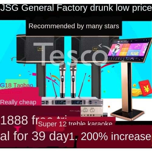 JSG V3 Family KTV Audio Set Full Set of Home Amplifier Audio Karaoke Speaker Karaoke Machine All-in-one Machine