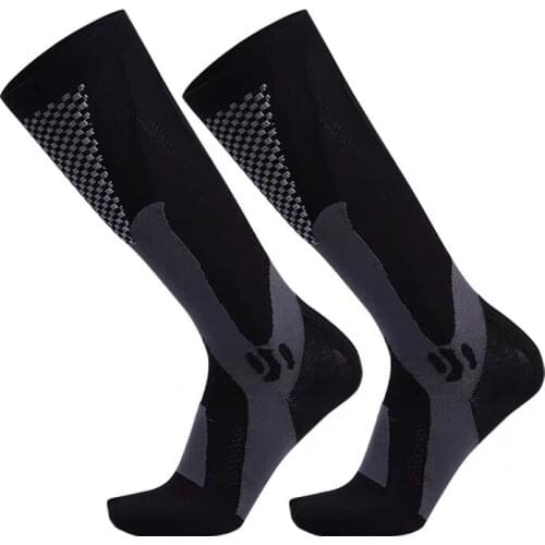 Men Women Socks Outdoor Sports Compression Socks Antifatigue Unisex Compression Socks Varicose Veins Nylon Anti-swelling Socks