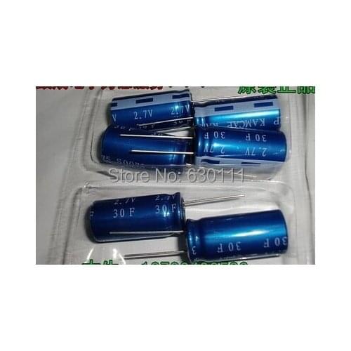 Free shipping New and original Super Capacitor 2.7V 30F 2.7V30F Farad Capacitor